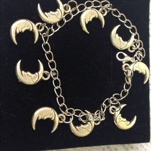 Metal Moon charm